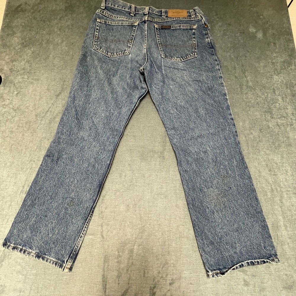 Riders By Lee Jeans Mens 36x30 Blue Denim Medium Wash 5-Pockets Straight Leg